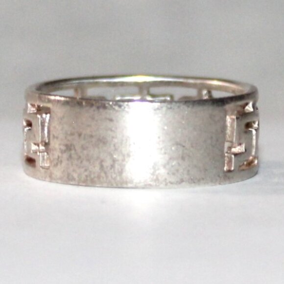 Sterling Silver Open Work Ring - Picture 4 of 7